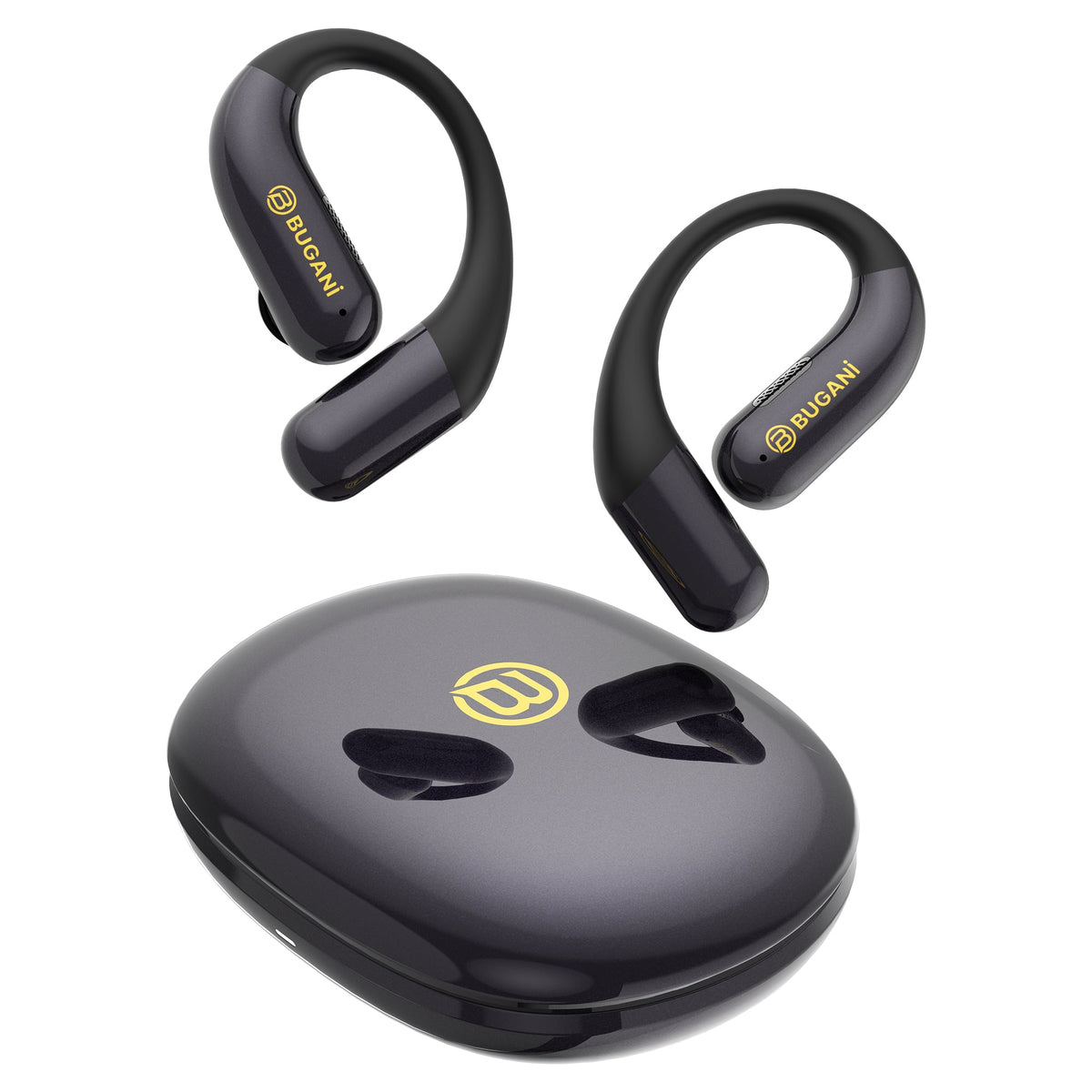 BUGANi Free B16 open-ear wireless earbuds with IPX6 water resistance
