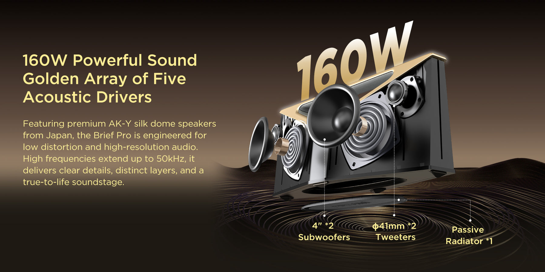 160W Powerful Sound