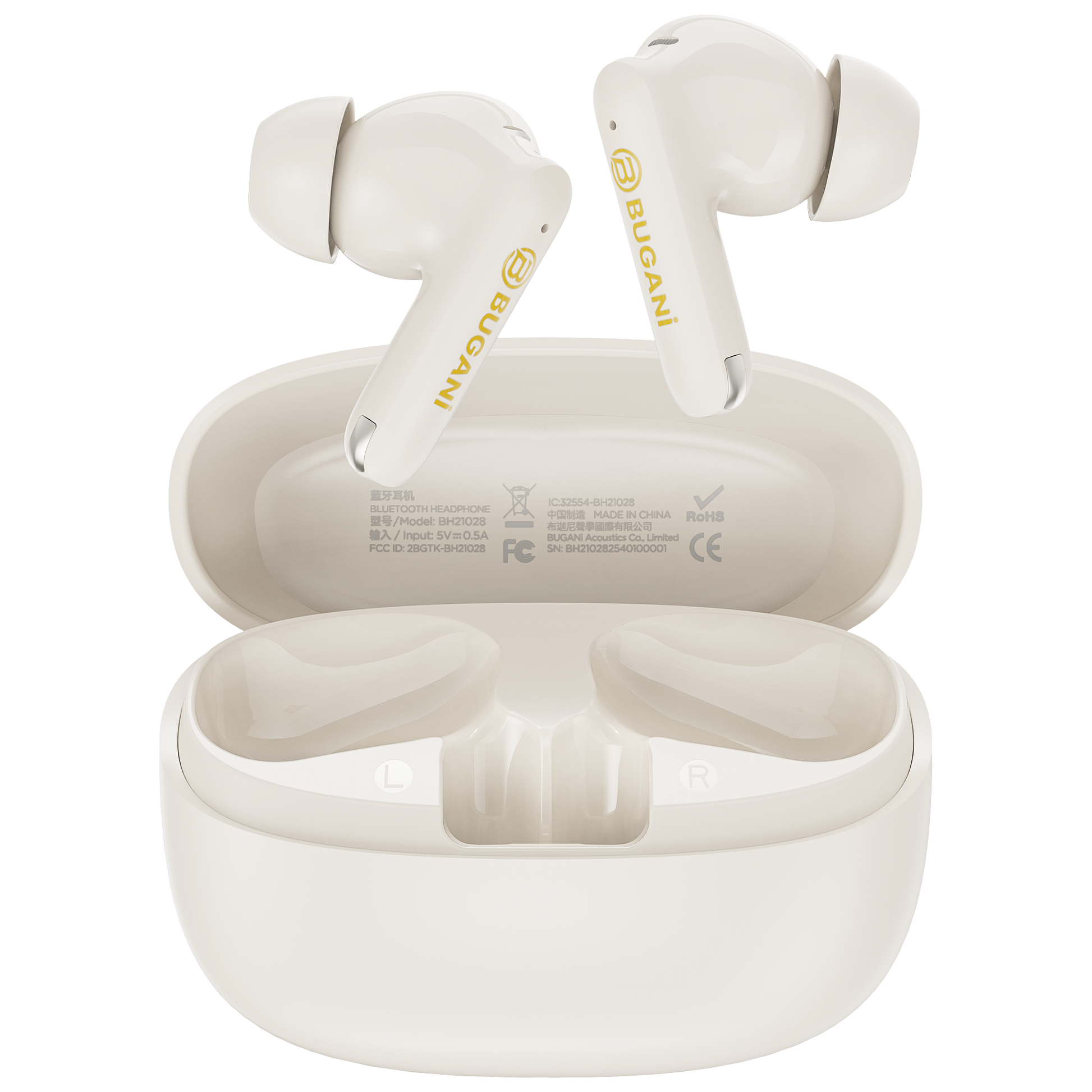 BUGANi Freebuds B20 Wireless Earbuds with Advanced ANC Technology