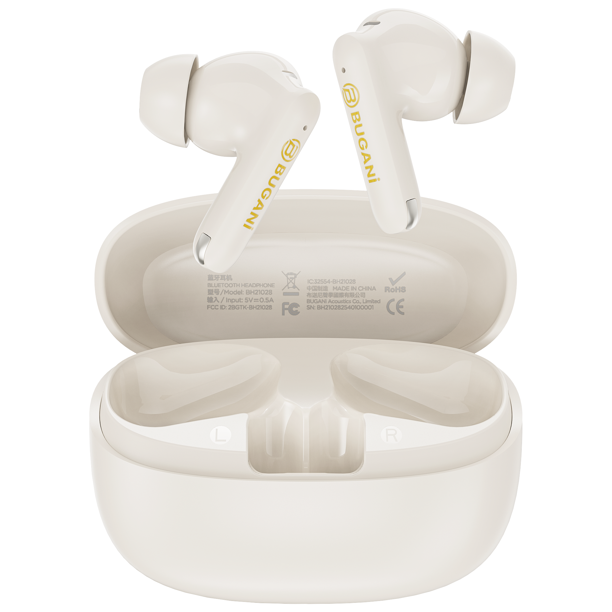 BUGANi Freebuds B20 Wireless Earbuds with Advanced ANC Technology
