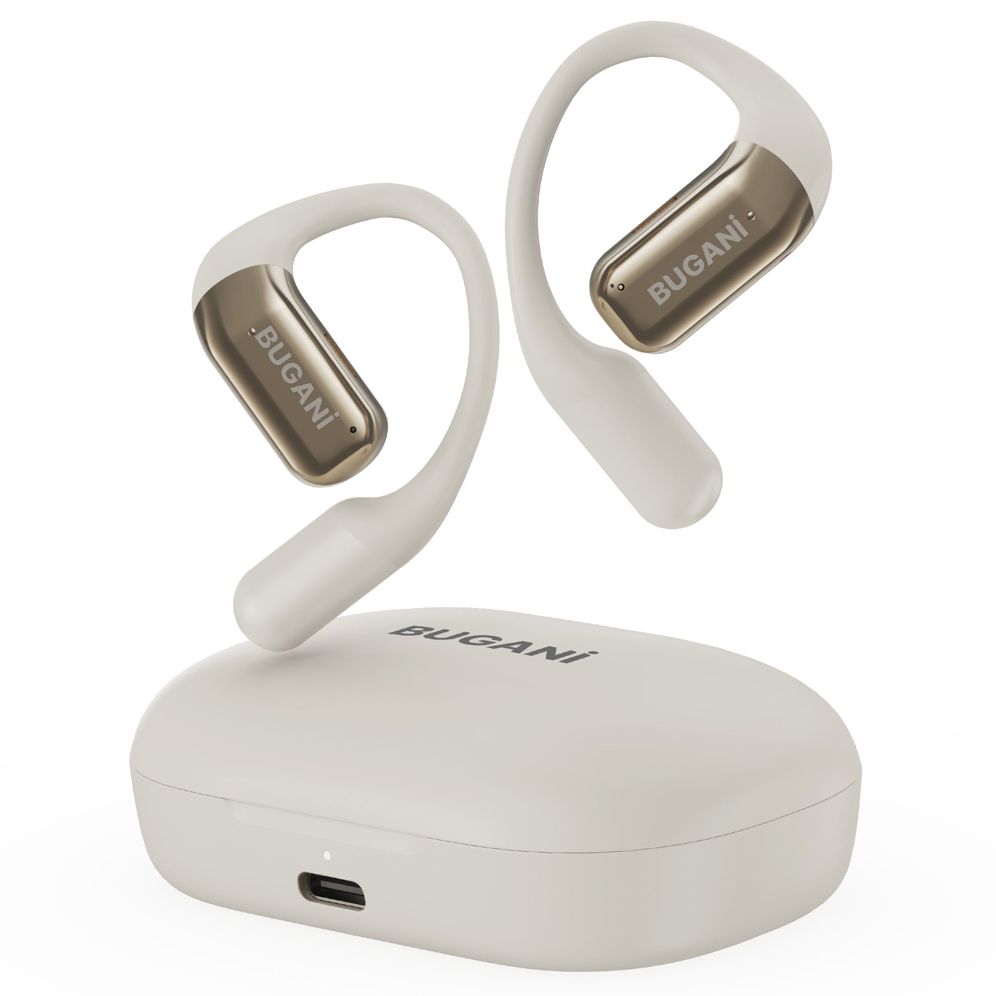 BUGANi Free B10 Open-Ear Earbuds with AI Language Translation
