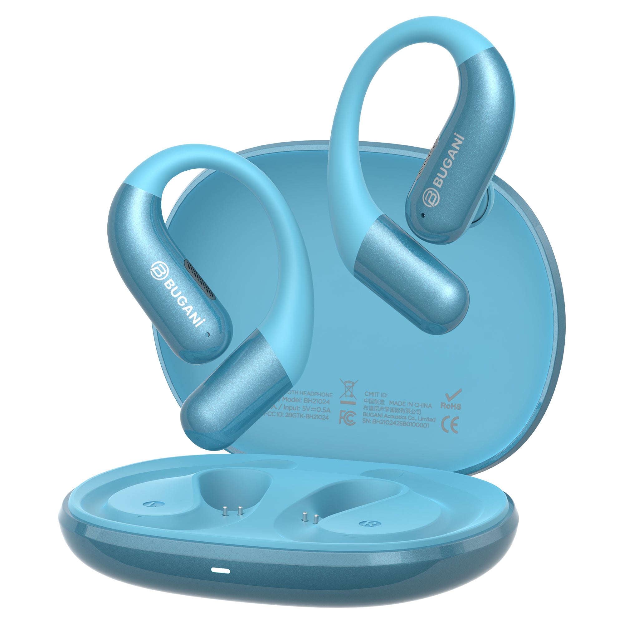 BUGANi Free B16 Open-Ear Wireless Earbuds with IPX6 Water Resistance