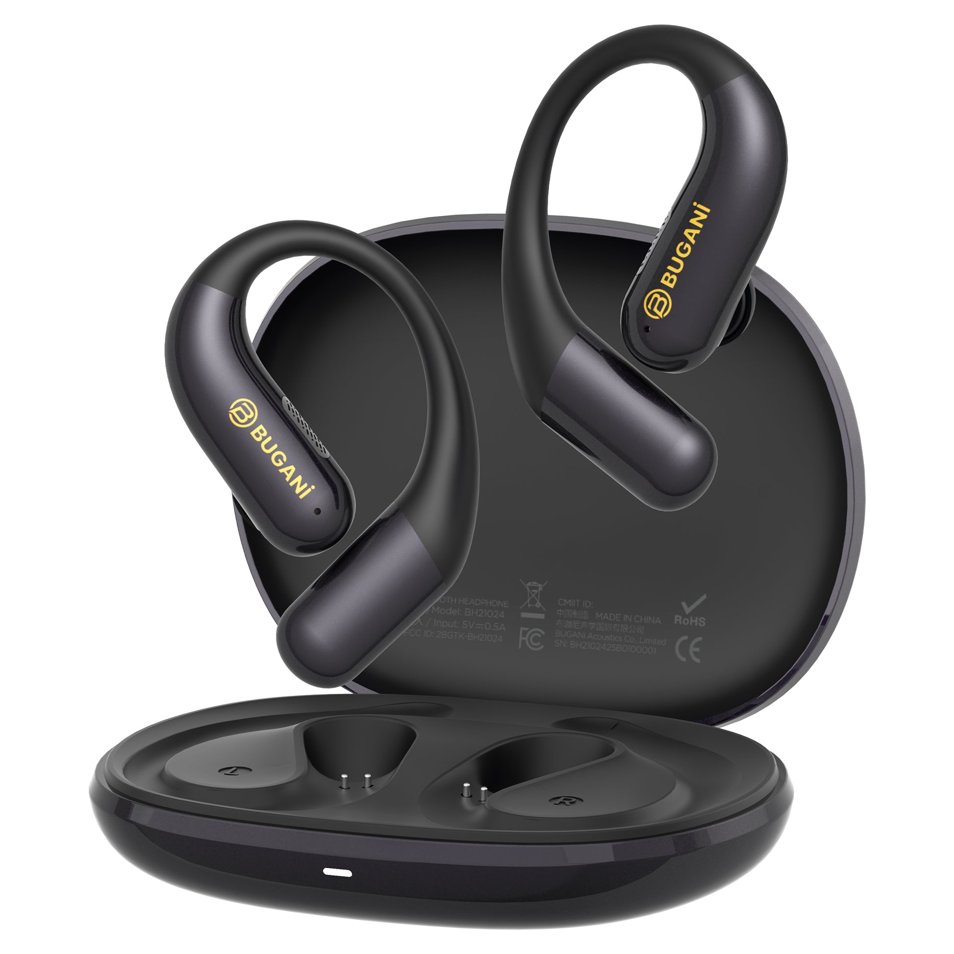 BUGANi Free B16 Open-Ear Wireless Earbuds with IPX6 Water Resistance