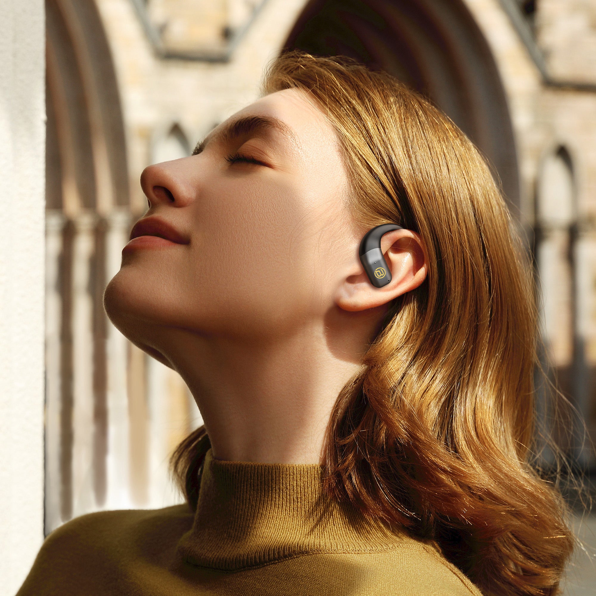 BUGANi Free B10 Open-Ear Earbuds with AI Language Translation