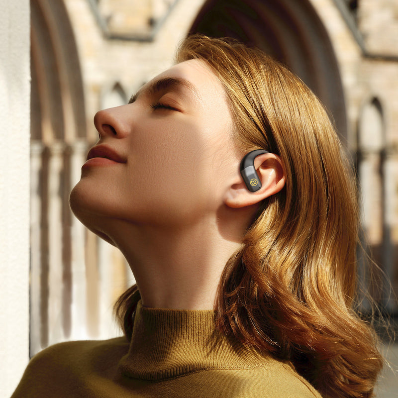BUGANi Free B10 Open-Ear Earbuds with AI Language Translation