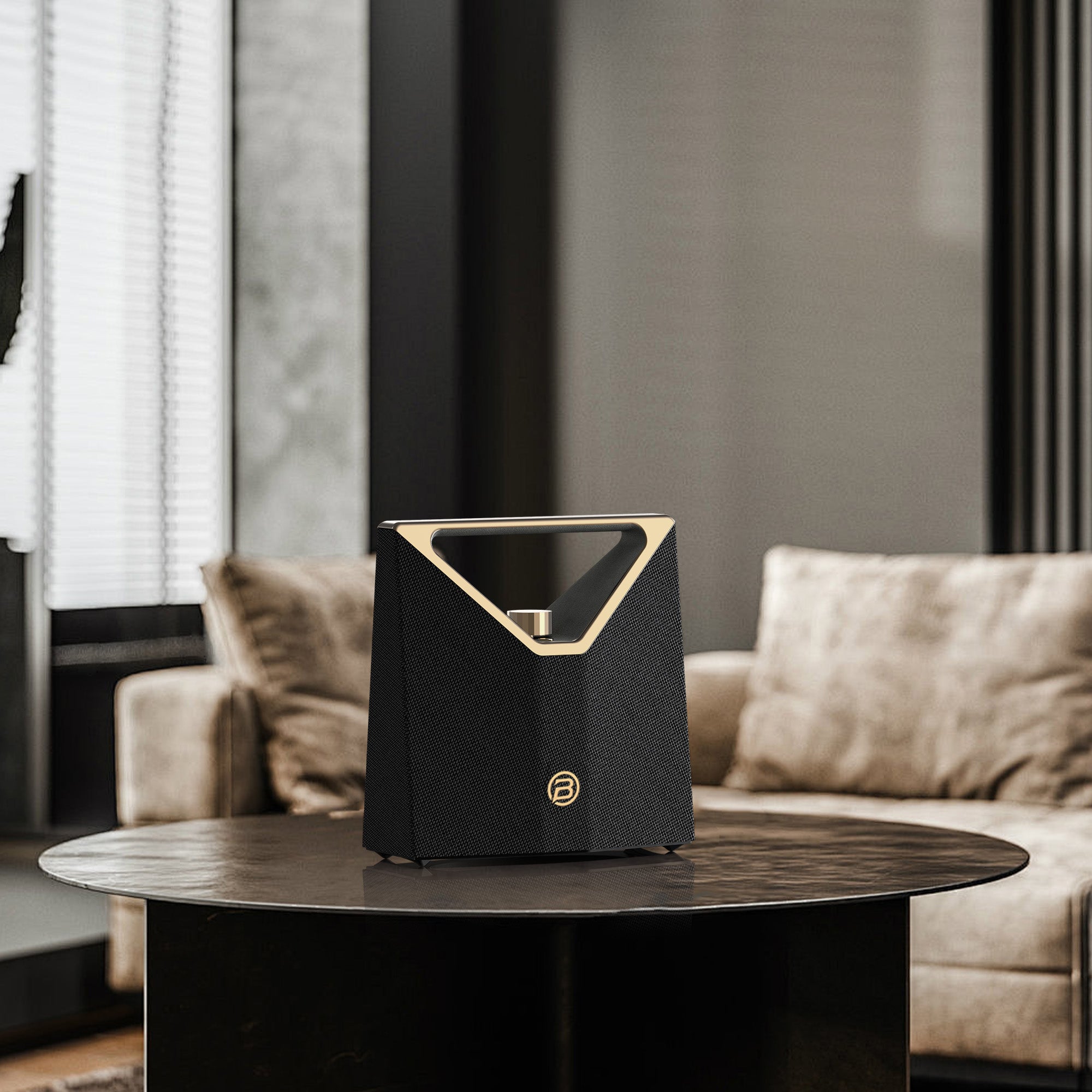 BUGANi Brief Plus Portable Bluetooth Speaker with 100+ Broadcast Connection Support