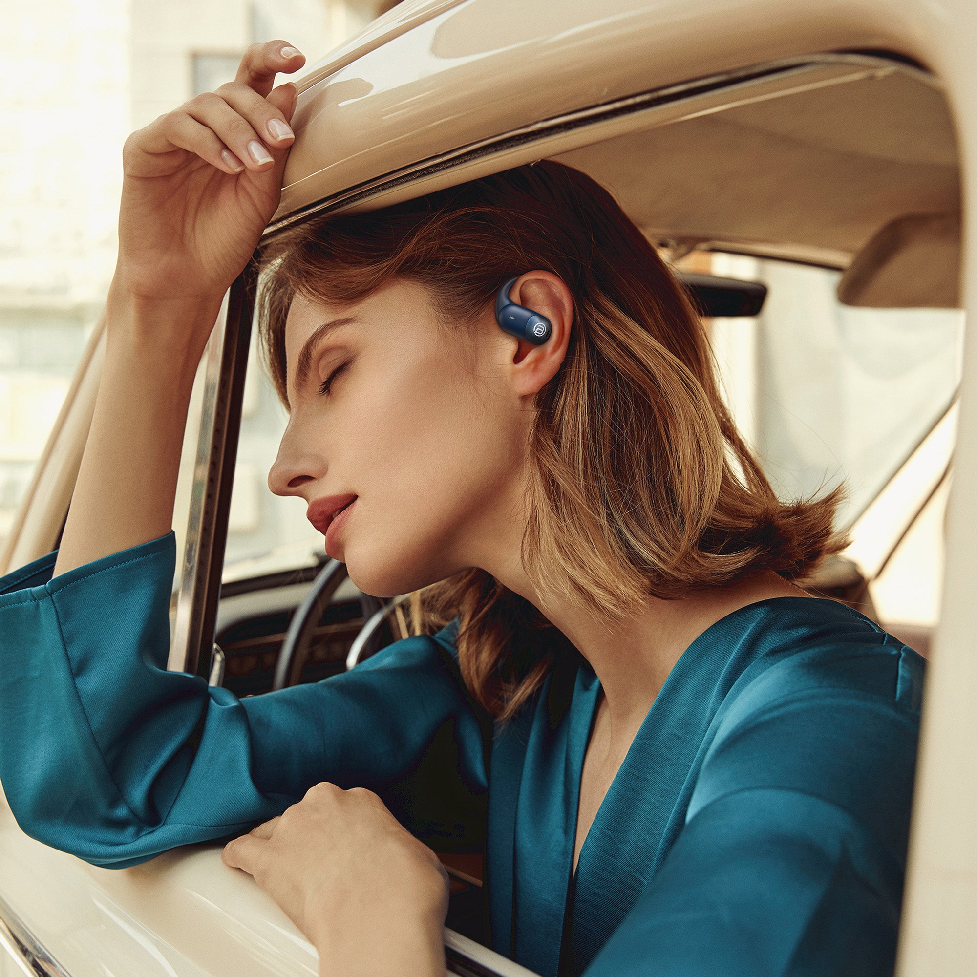 BUGANi Free B15 Open-Ear Earbuds with Hi-Fi Sound
