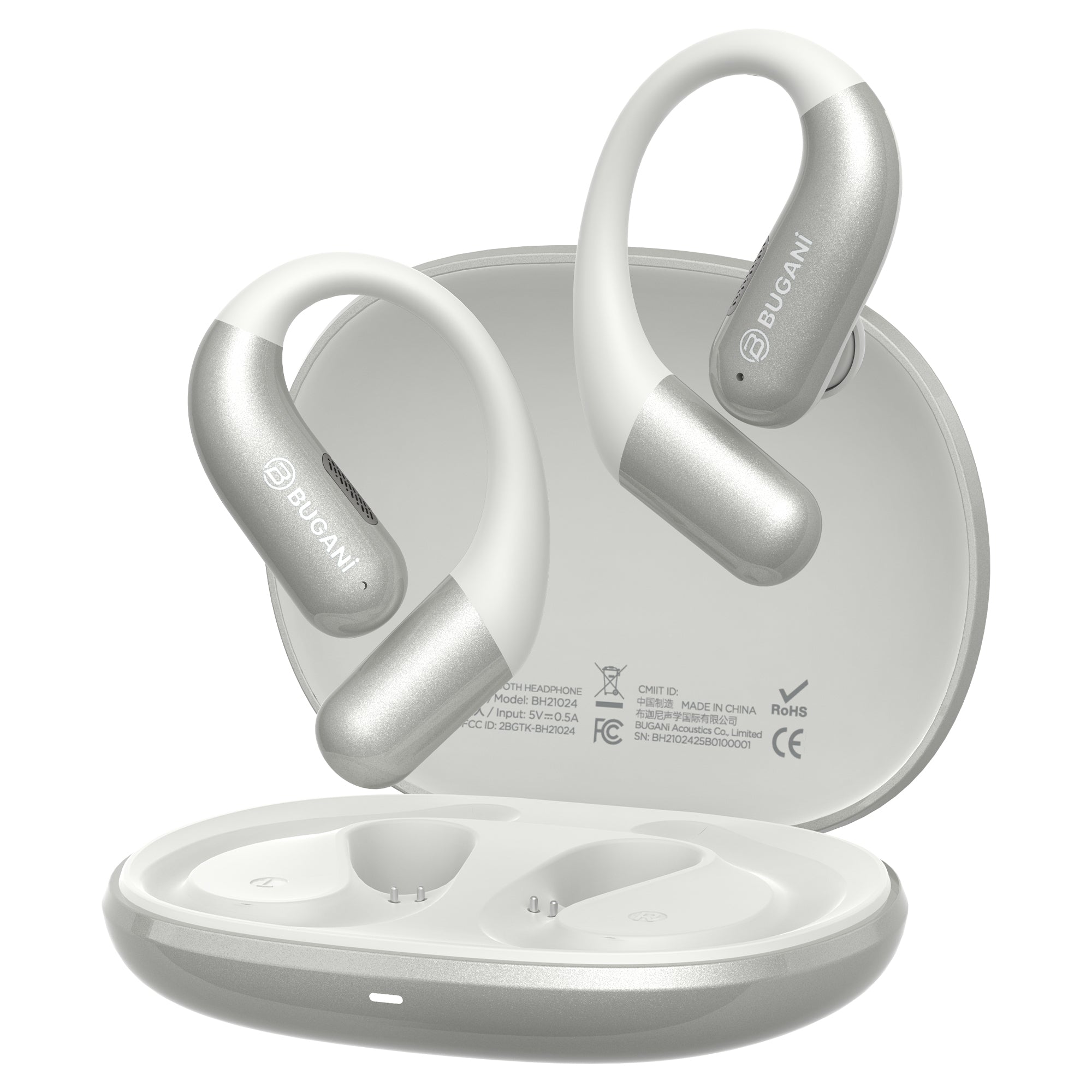 BUGANi Free B16 Open-Ear Wireless Earbuds with IPX6 Water Resistance