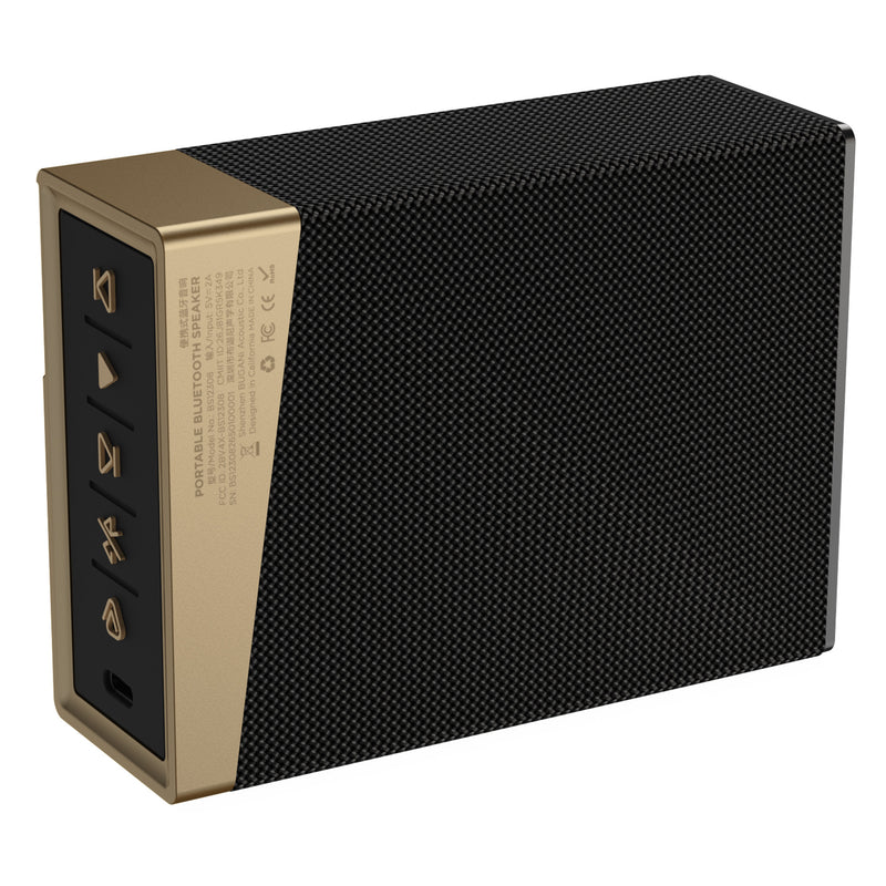 BUGANi Brief Go Portable Bluetooth Speaker with Auracast™ Multi-Speaker Connection