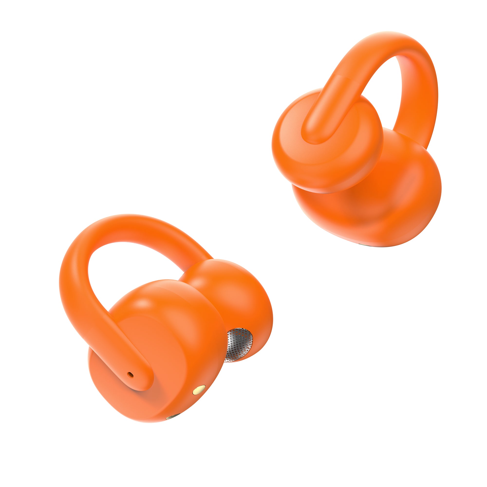 BUGANi Clip B21 Clip-on Wireless Earbuds with Soft Silicone Carry Lanyard