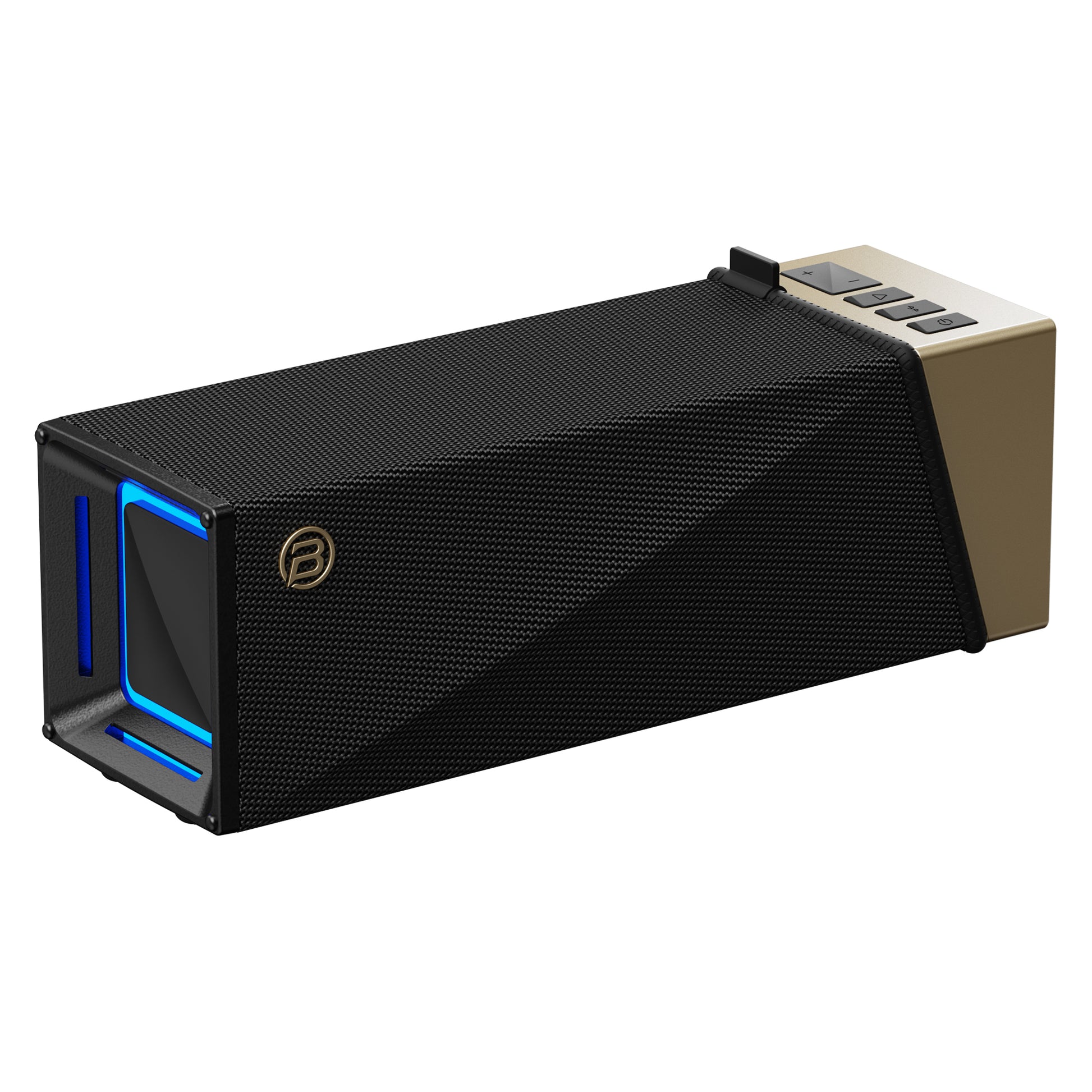 BUGANi Brief TT Portable Bluetooth Speaker with RGB Lighting Effect
