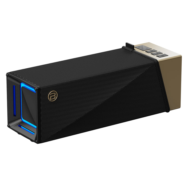 BUGANi Brief TT Portable Bluetooth Speaker with RGB Lighting Effect