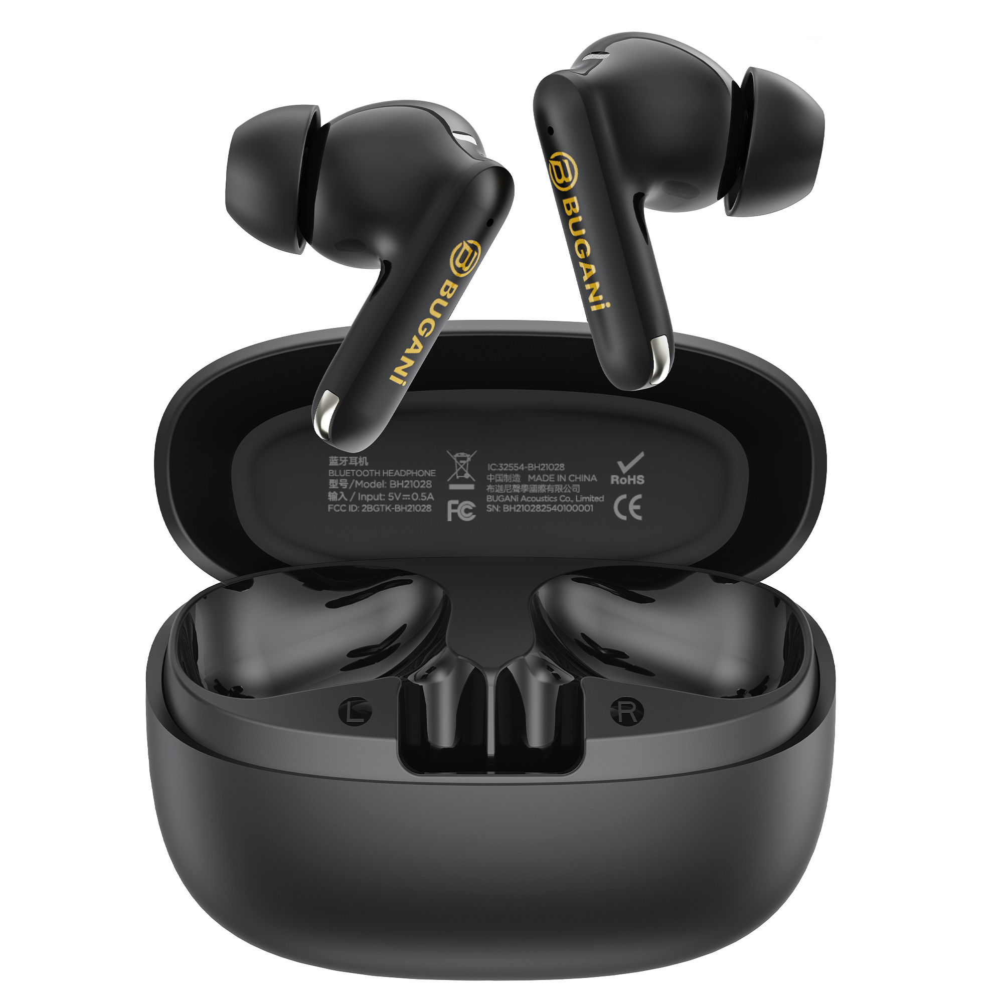 BUGANi Freebuds B20 Wireless Earbuds with Advanced ANC Technology