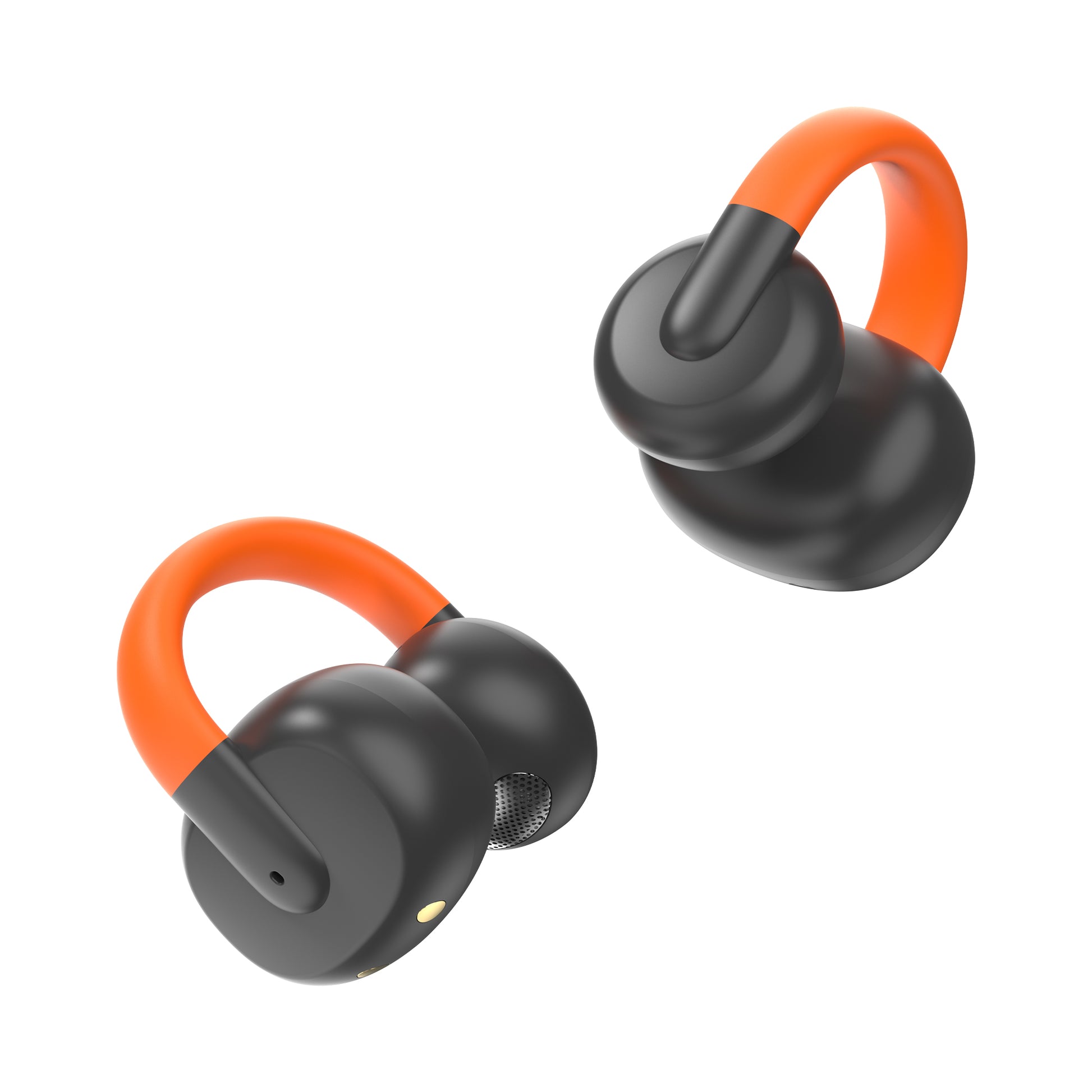 BUGANi Clip B21 Clip-on Wireless Earbuds with Soft Silicone Carry Lanyard