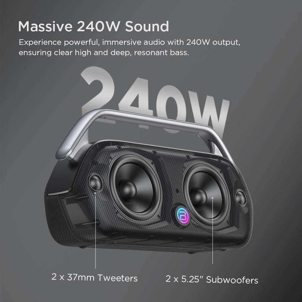 Massive 240W Sound
