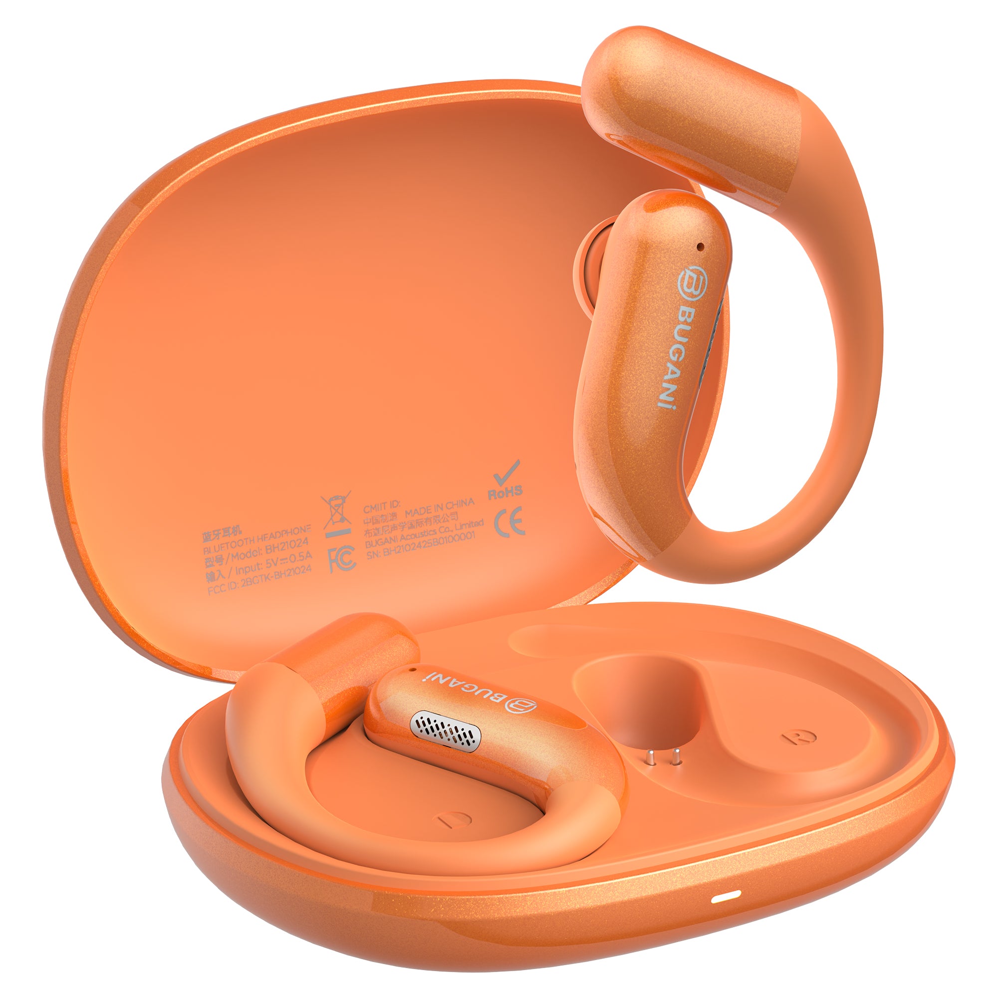 BUGANi Free B16 Open-Ear Wireless Earbuds with IPX6 Water Resistance