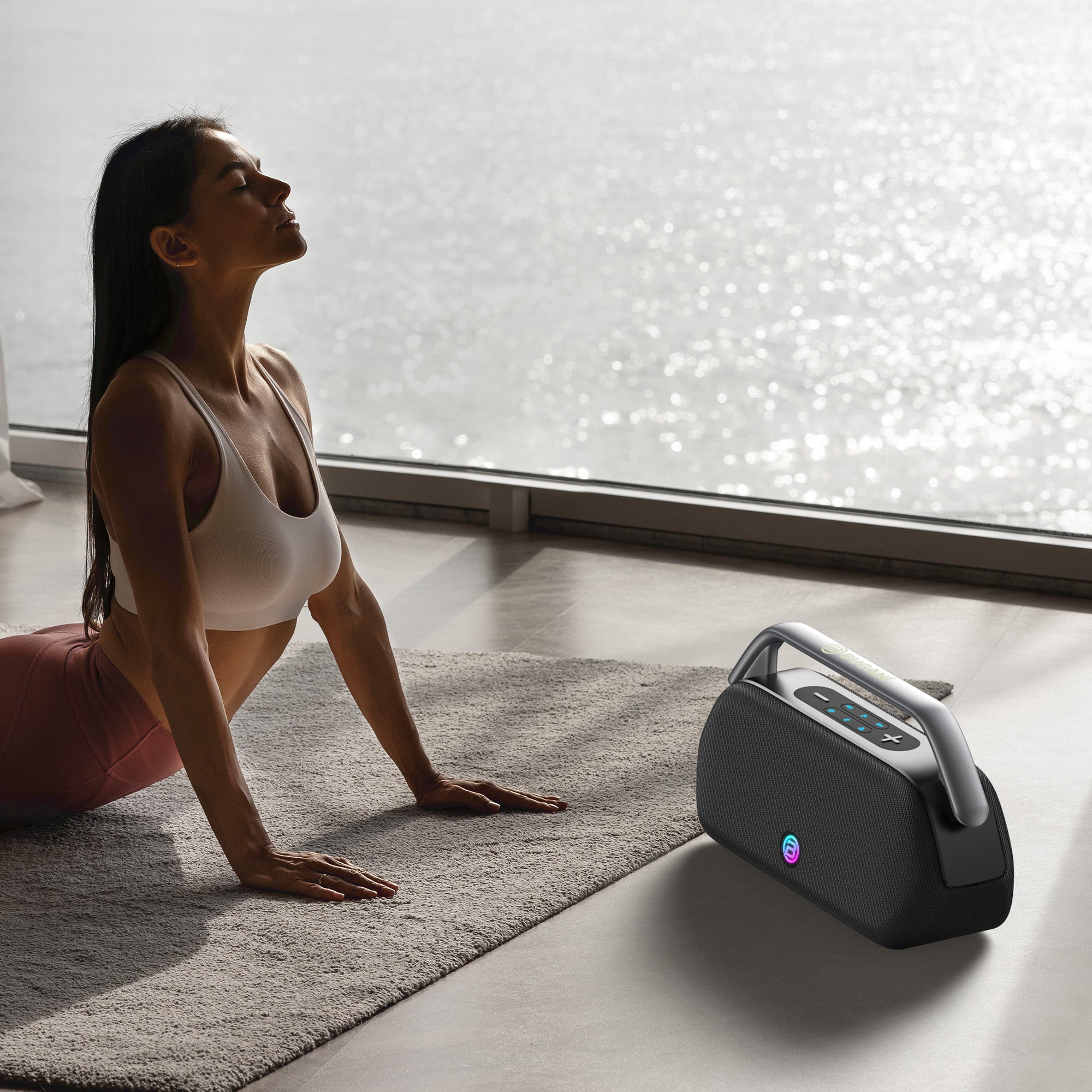 BUGANi Boost Max Portable Bluetooth Speaker with Built-in Power Bank & TWS Connection