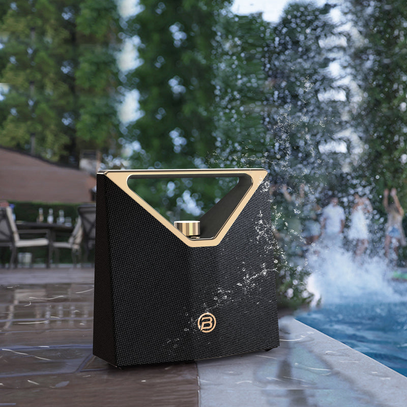 BUGANi Brief Plus Portable Bluetooth Speaker with 100+ Broadcast Connection Support