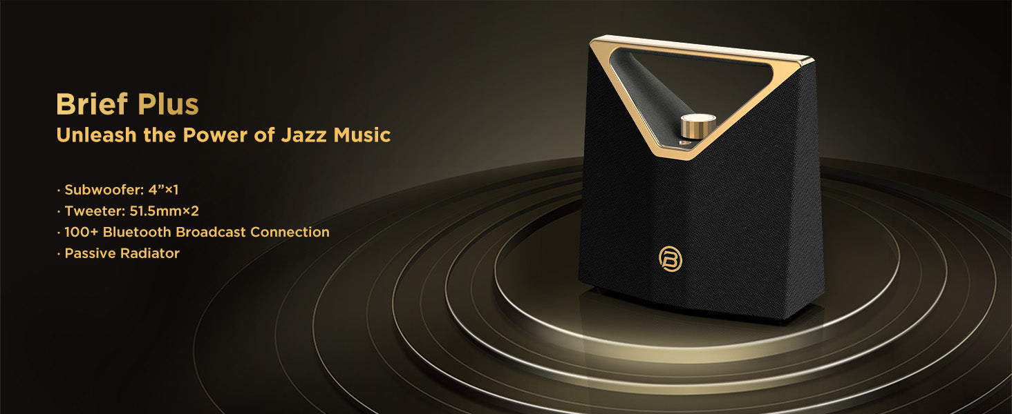 רמקול בלוטות' נייד Brief Plus מבית BUGANi