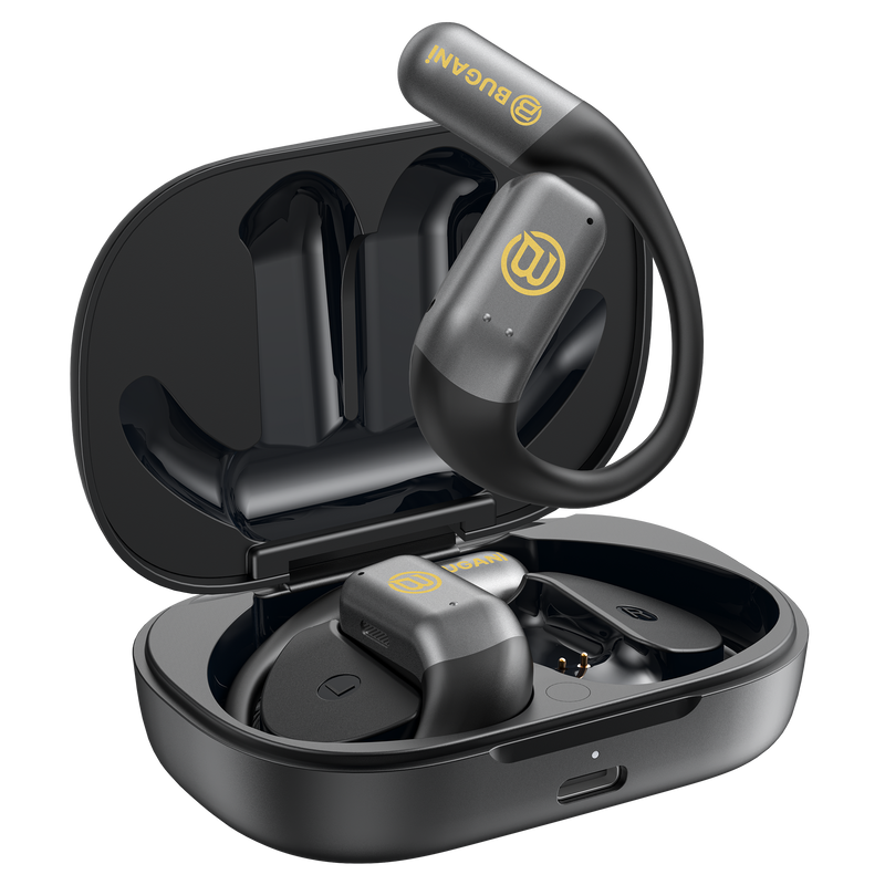 BUGANi Free B10 Open-Ear Earbuds with AI Language Translation