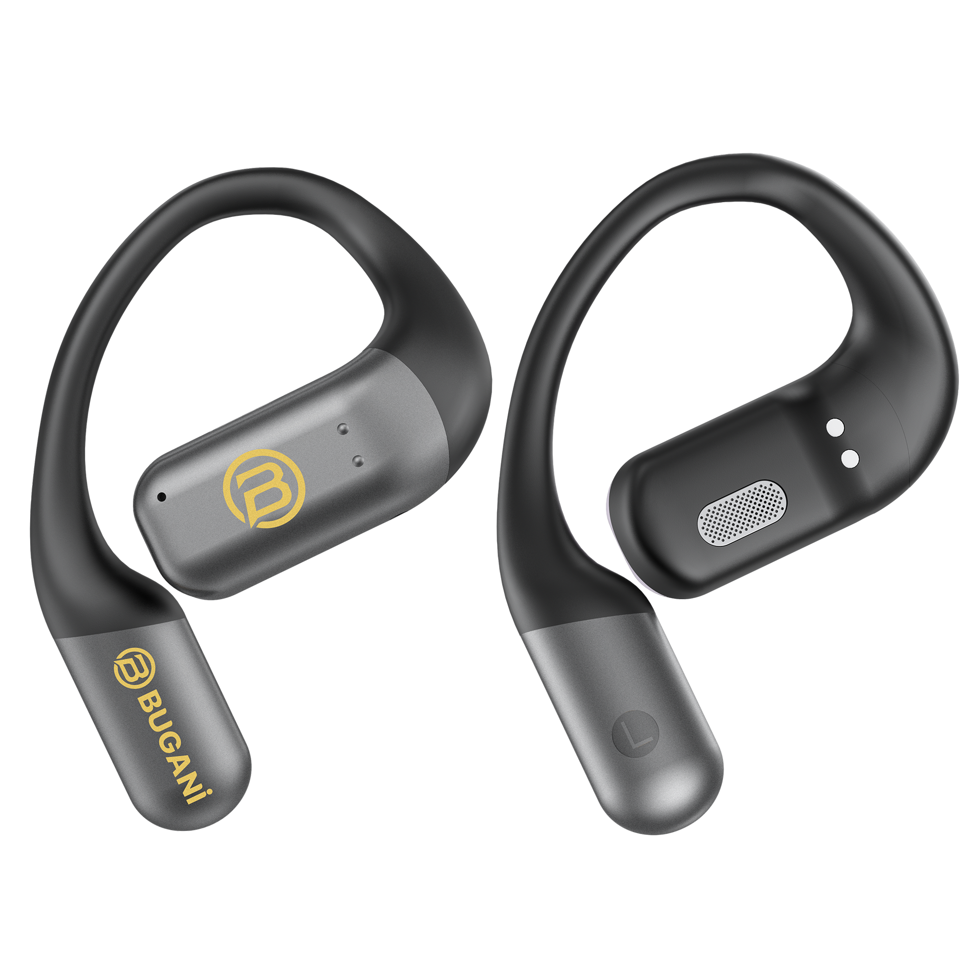 BUGANi Free B10 Open-Ear Earbuds with AI Language Translation