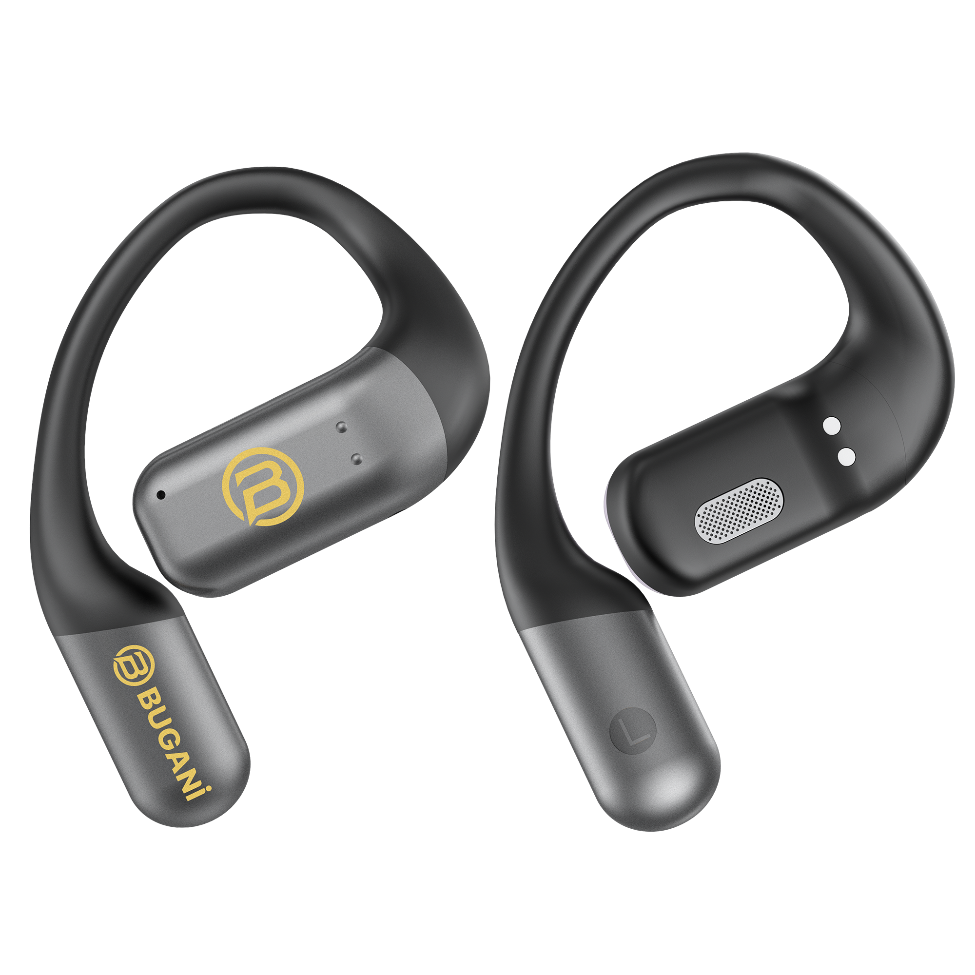 BUGANi Free B10 Open-Ear Earbuds with AI Language Translation
