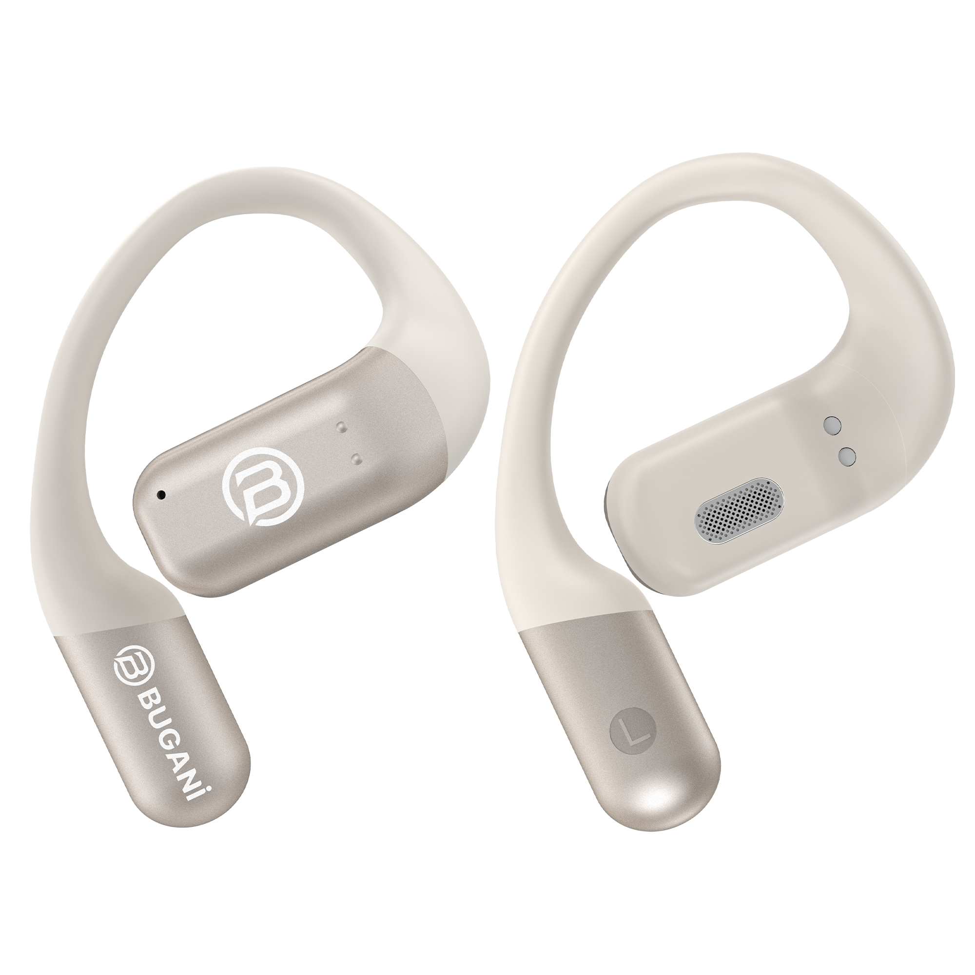 BUGANi Free B10 Open-Ear Earbuds with AI Language Translation