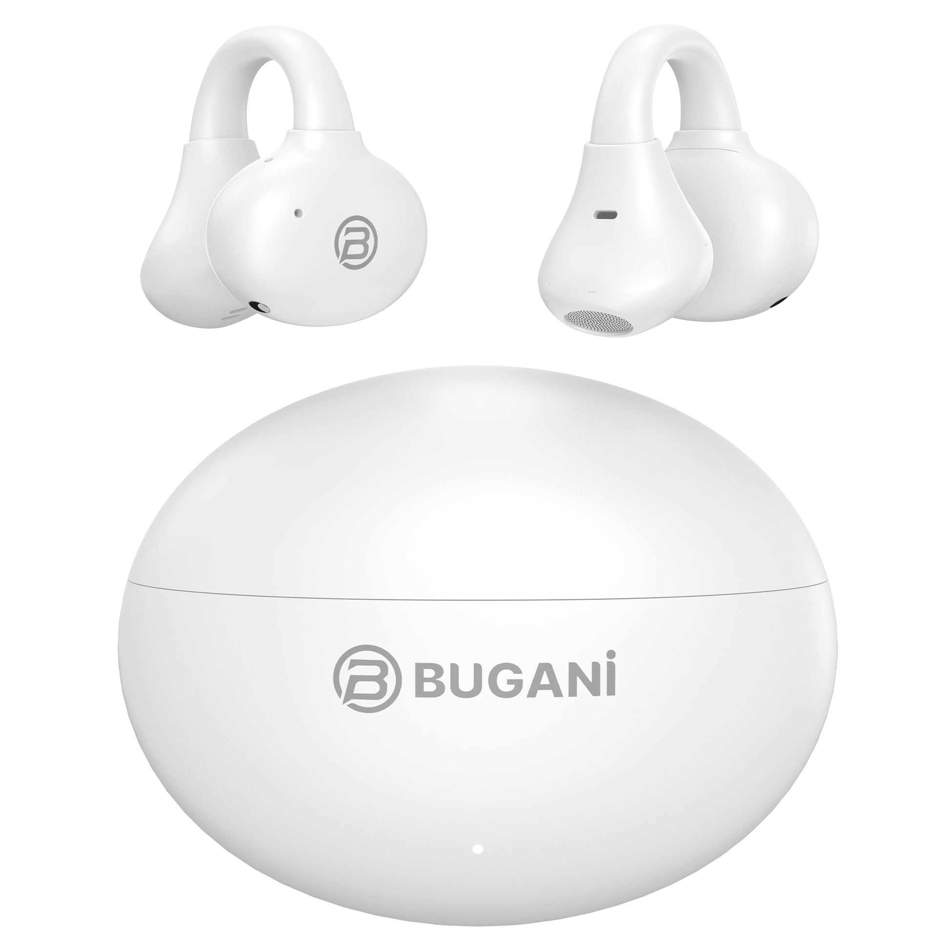 BUGANi Fit B17 Open-Ear Clip-On Wireless Earbuds with Immersive Hi-Fi Sound