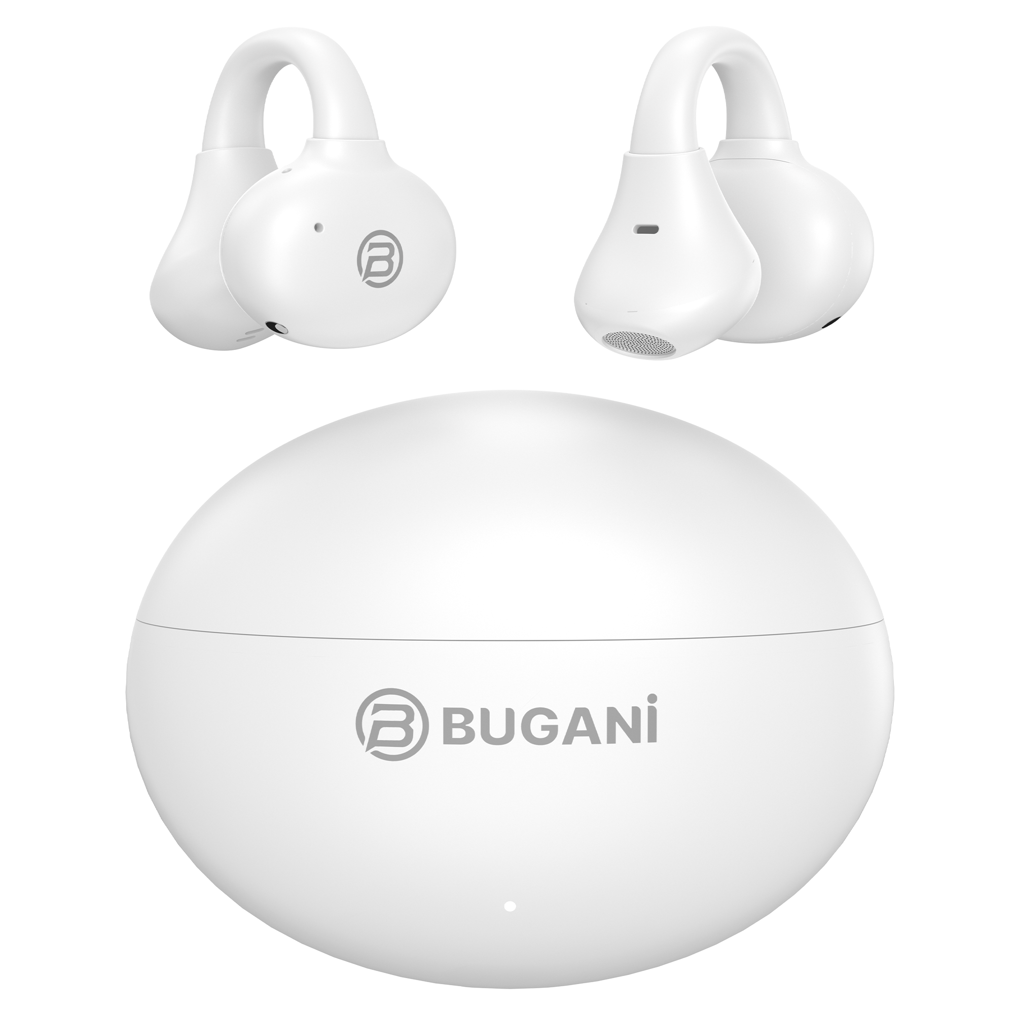 BUGANi Fit B17 Open-Ear Clip-On Wireless Earbuds with Immersive Hi-Fi Sound