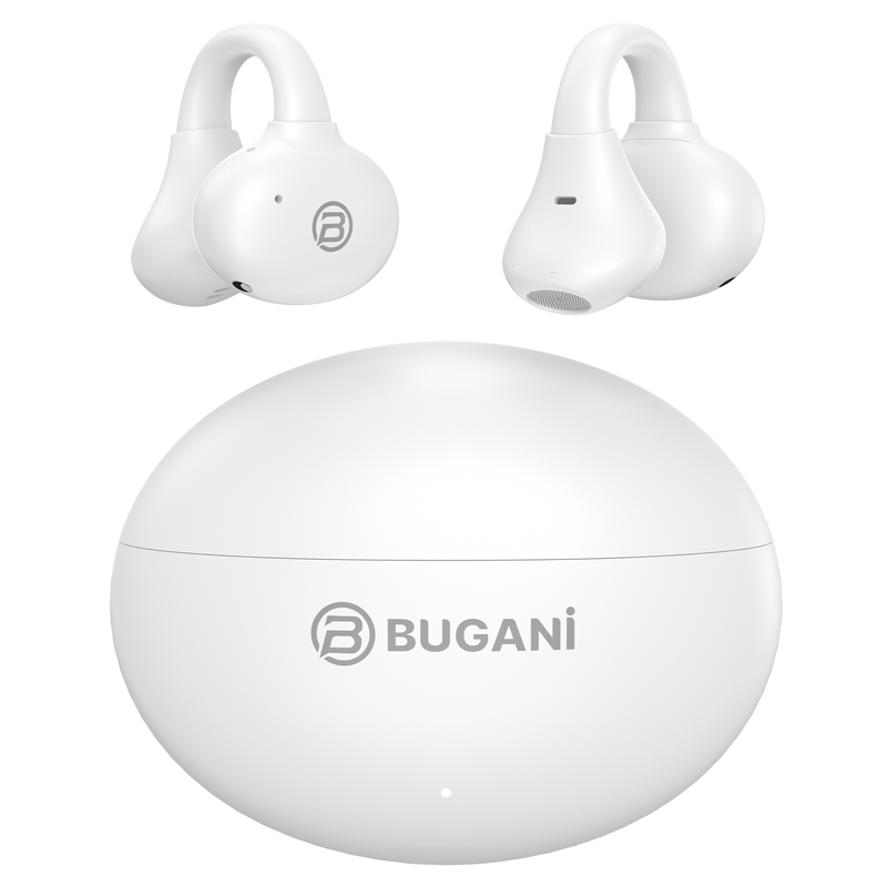 BUGANi Fit B17 Open-Ear Clip-On Wireless Earbuds with Immersive Hi-Fi Sound