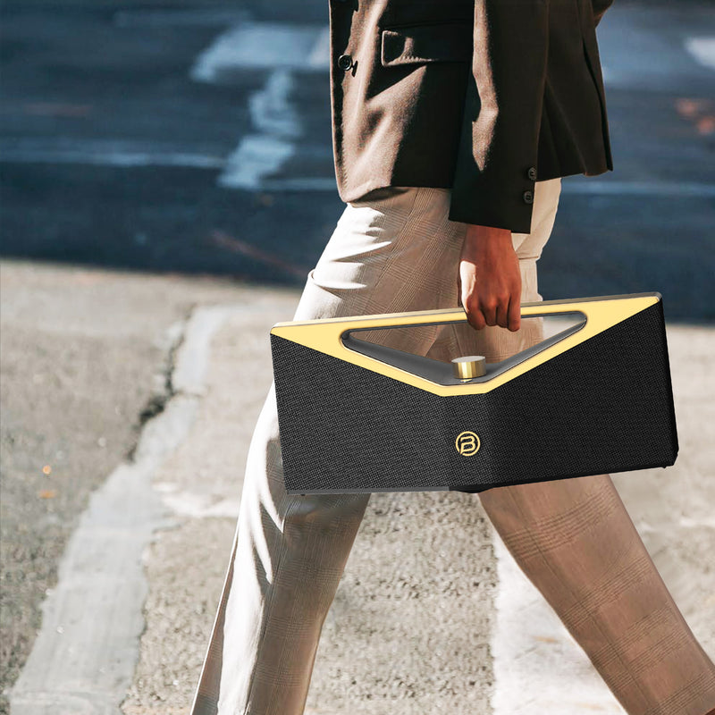 BUGANi Brief Pro Portable Bluetooth Speaker with Hi-Res Audio