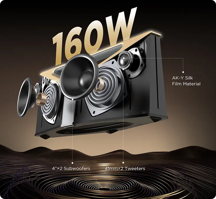 רמקול בלוטות' נייד Brief Pro מבית BUGANi